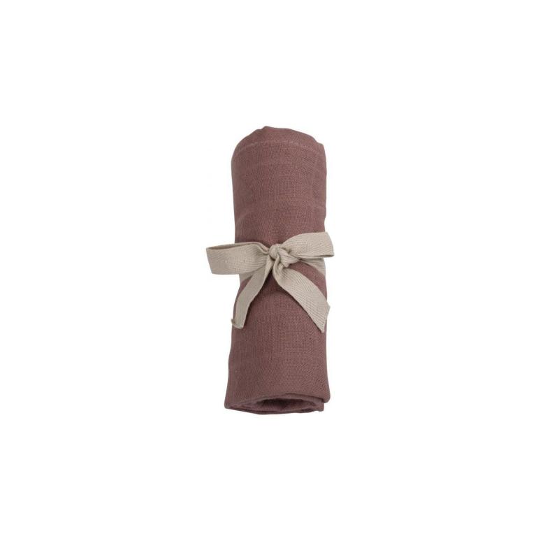 Muslin Stofble Gots   Dusty Rose fra Filibabba