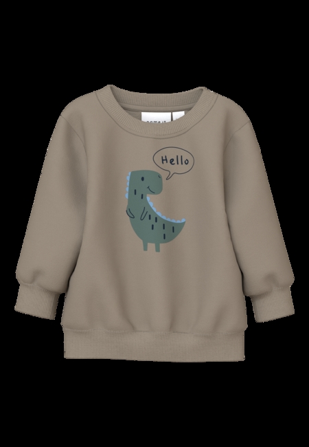 Sweatshirt Vonne Weathered Teak fra Name It