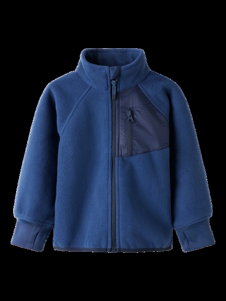 Vindtæt Fleece Jakke Move03 Sargasso Sea fra Name It