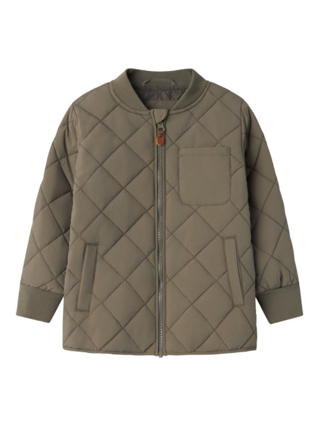 Quiltet Jakke Marlin Dusty Olive fra Name It