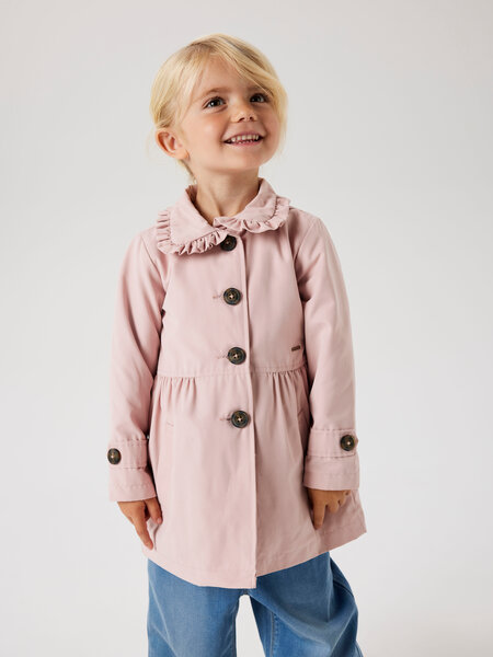 Trench Coat Madelin Pale Mauve fra Name It