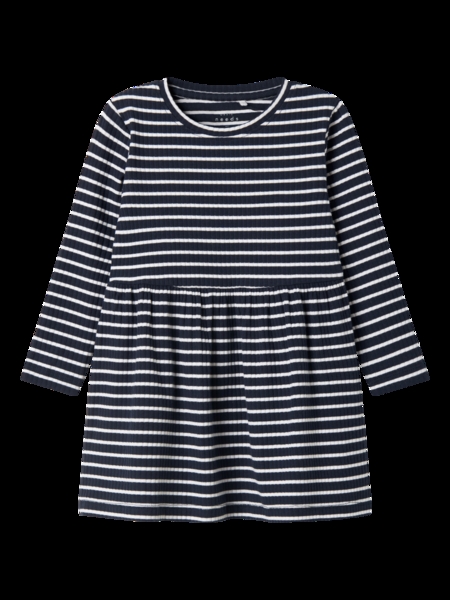 Rib Kjole Vemma Bright White fra Name It
