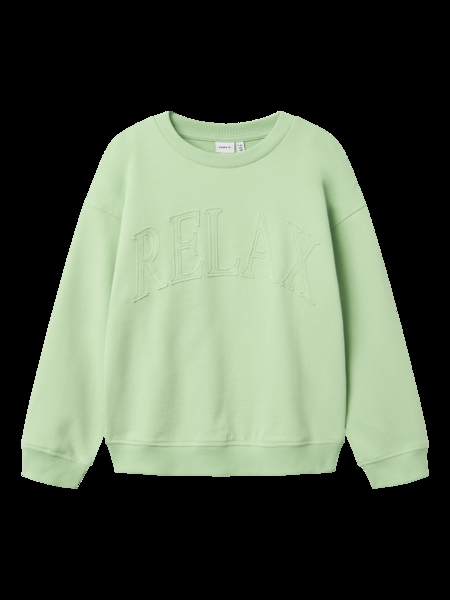 Sweatshirt Boxy Bulop Arcadian Green fra Name It