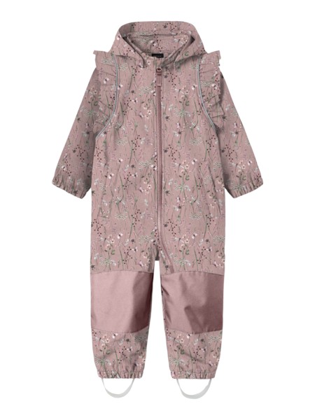 Softshell Dragt Alfa08 Pale Mauve Flower Meadow fra Name It