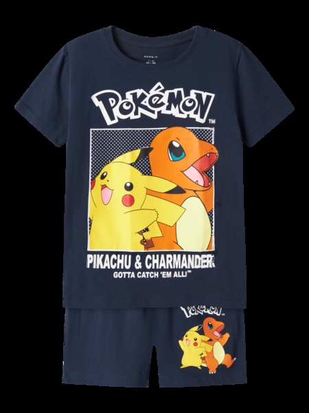 Natsæt Pokemon Fux Navy Blazer fra Name It