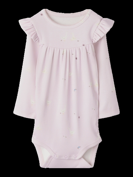 Langærmet Body Disse Light Lilac fra Name It