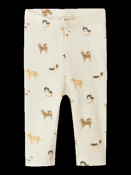 Modal Leggings Bark Peyote Melange fra Name It