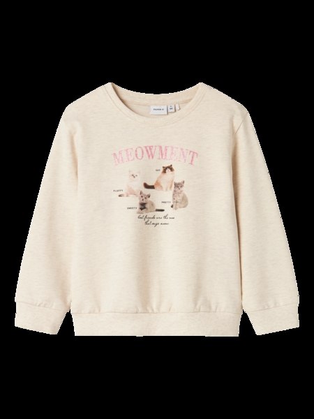 Sweatshirt Boletta Peyote Melange fra Name It