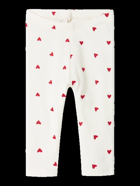 Baby Leggings Dheart Cloud Dancer fra Name It