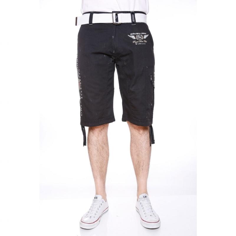 Børne Shorts Pastrami   Black fra Geographical Norway