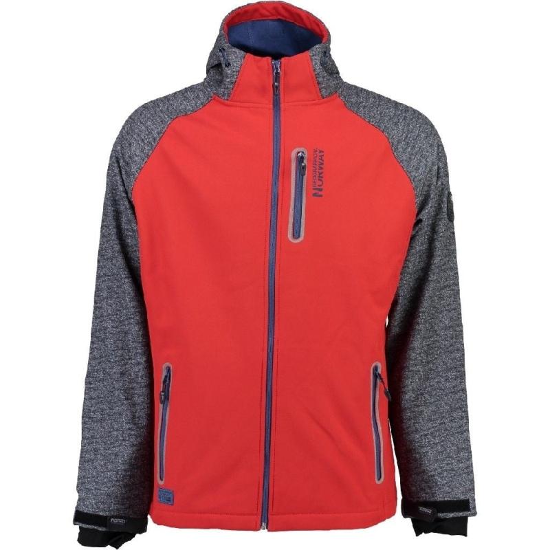 Herre Softshell Jakke Typhon   Red fra Geographical Norway