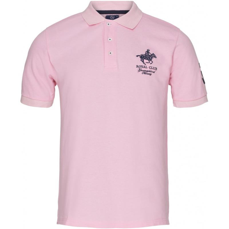 Herre Polo Kampai   Pink fra Geographical Norway