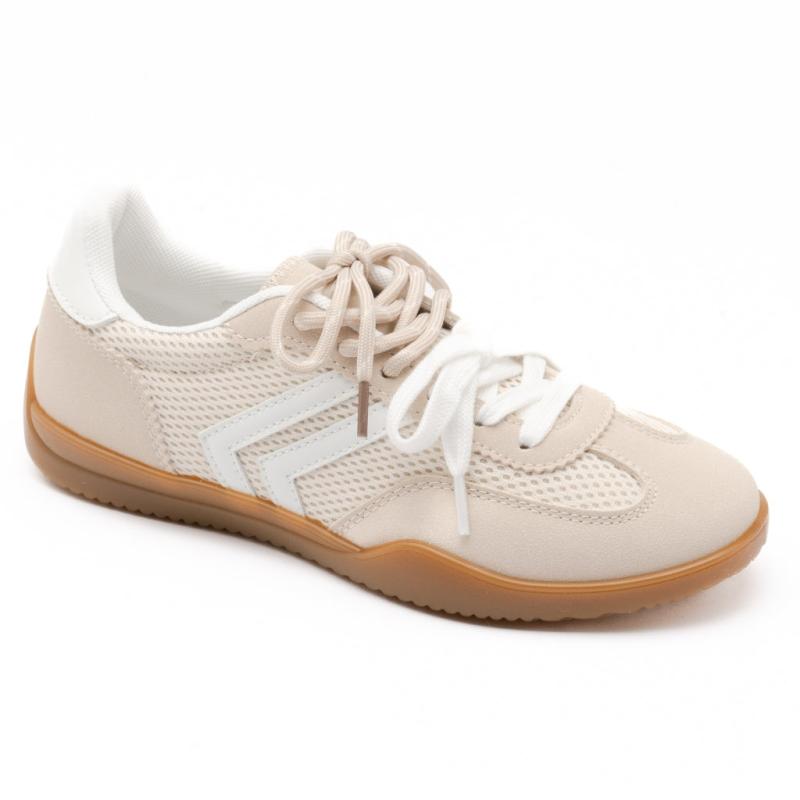 Gilberte Dame Sneakers 6503   Beige fra Shoes