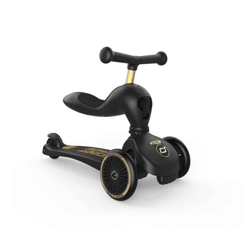 Scoot And Ride Highway Kick 1, Olive Black Gold fra Scoot & Ride