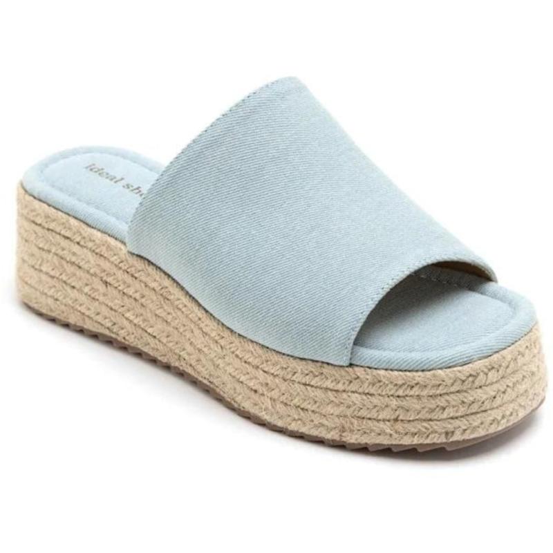 Hailey Plateau Sandaler 5937   Jeans fra Shoes