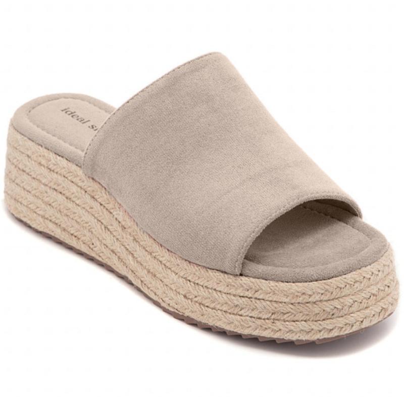 Hailey Plateau Sandaler 5937   Kaki fra Shoes