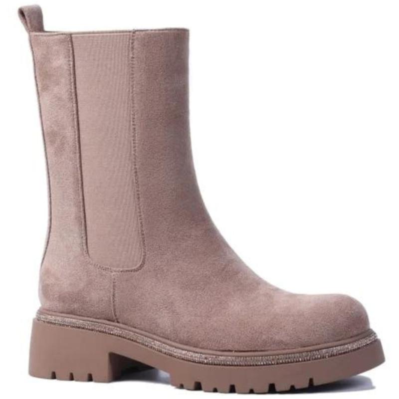 Nellie Dame Støvler 68210   Kaki fra Shoes
