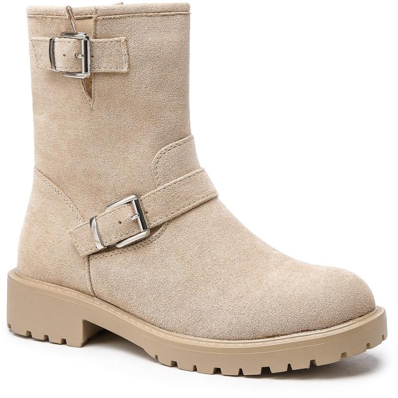 Carrie Dame Bikserstøvle 9170   Beige fra Shoes