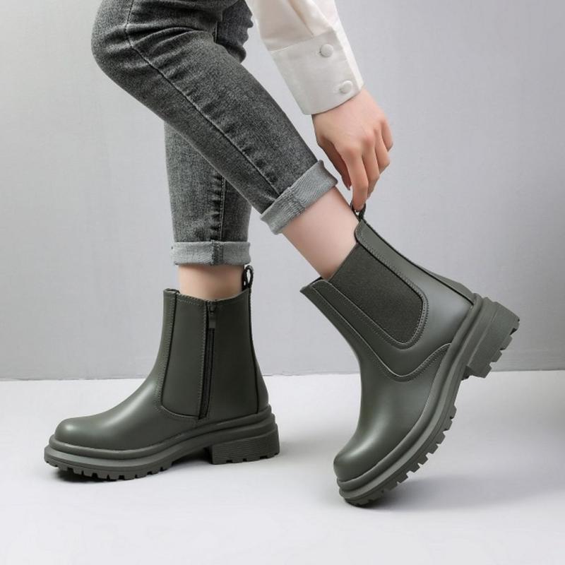 Jasmin Dame Støvler 9067   Green fra Shoes