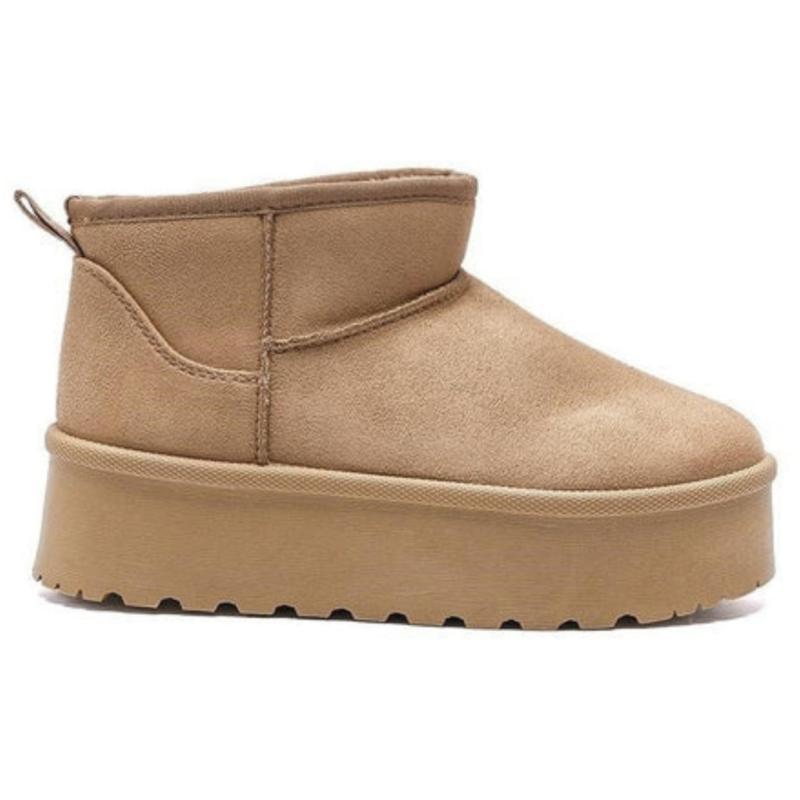 Juliette Dame Bamsestøvle Wd150   Camel fra Shoes