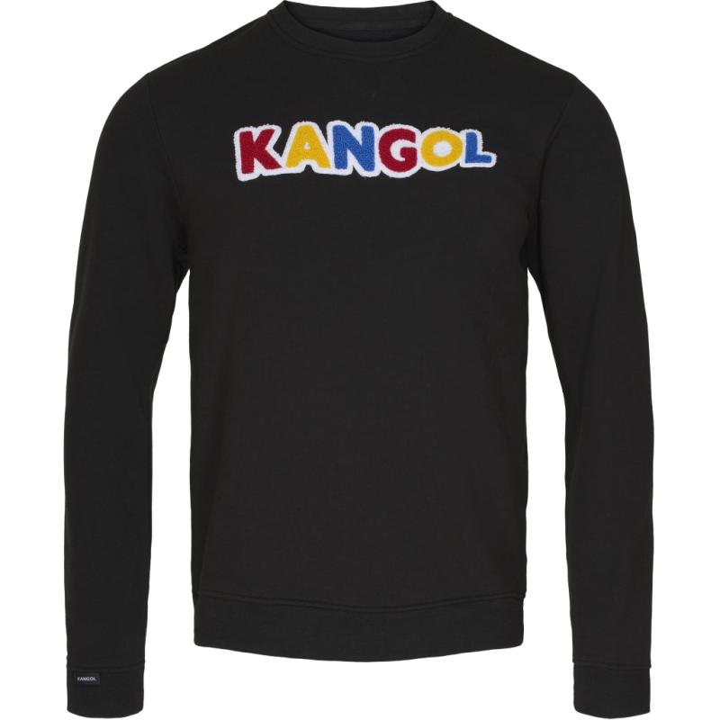Sweatshirt Herre Questcrew   Black fra Kangol
