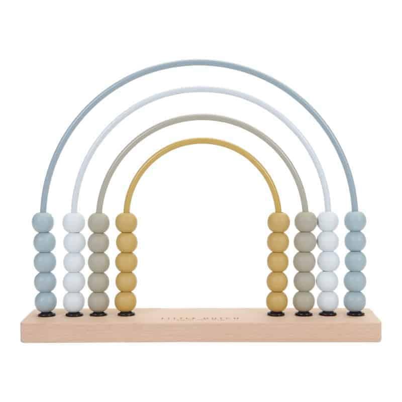 Regnbue Abacus   Blå fra Little Dutch