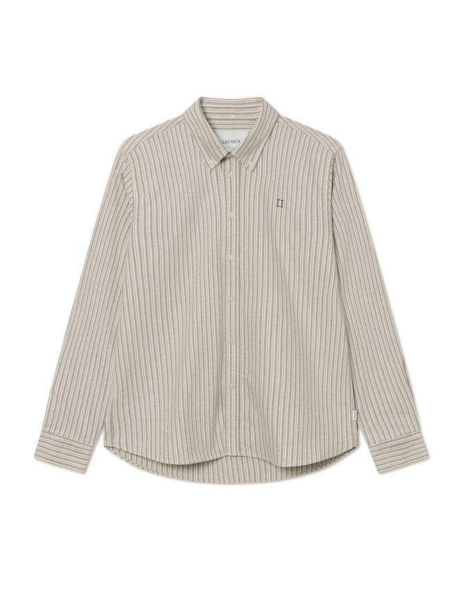 Konrad Stripe Oxford Shirt fra Les Deux