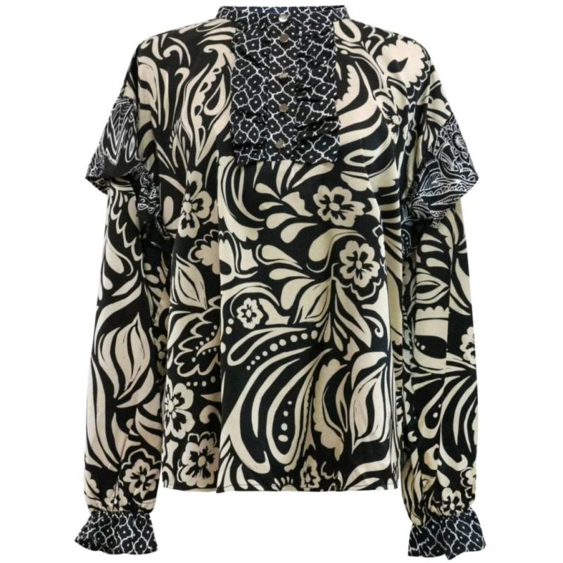 Libertã Dame Bluse Tia   Black fra Liberté