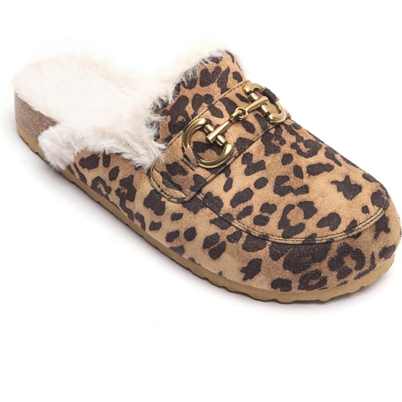 Clementine Dame Loafers 6669   Leopard fra Shoes