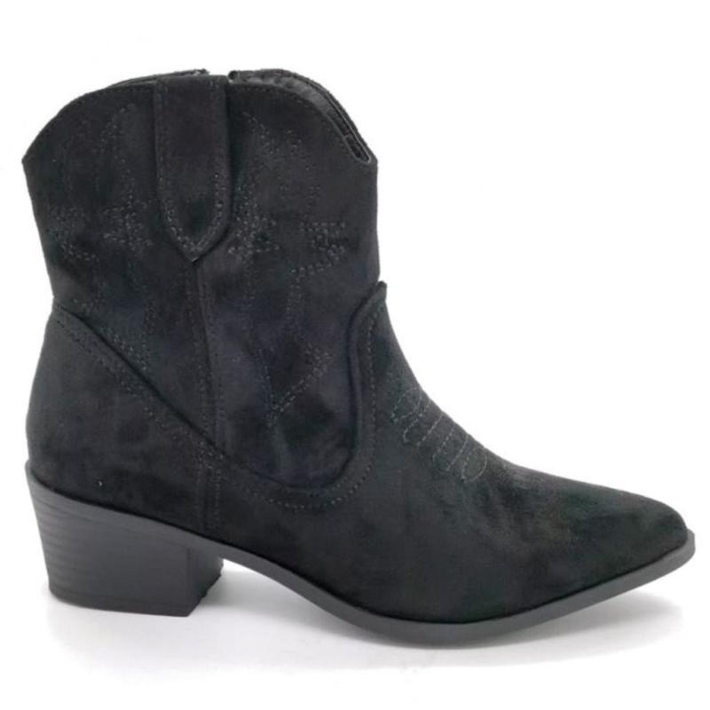 Jolly Dame Cowboystøvler 9988 1   Black fra Shoes