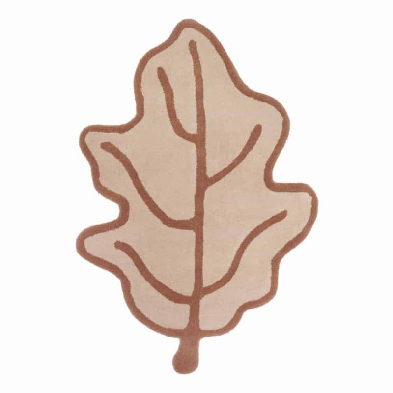 Leaf Gulvtæppe   Brown fra We Are Bitte