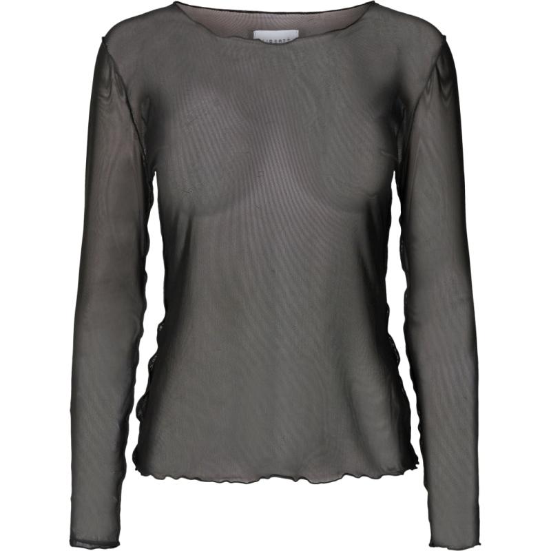 Liberte Dame Langærmet Mesh Top 4086   Black fra Liberté