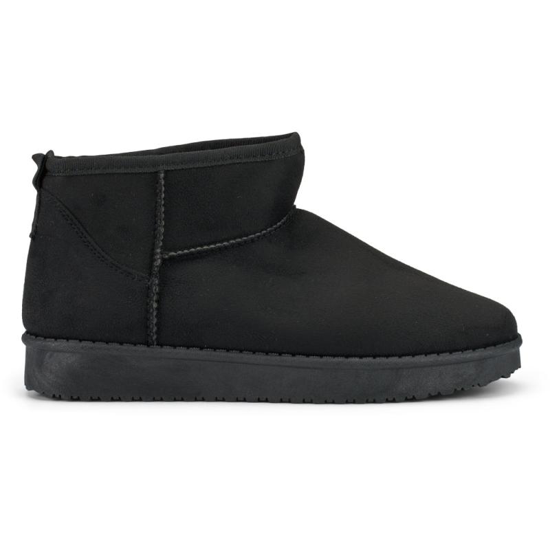 Lillie Dame Bamsestøvler Wd148   Black fra Shoes