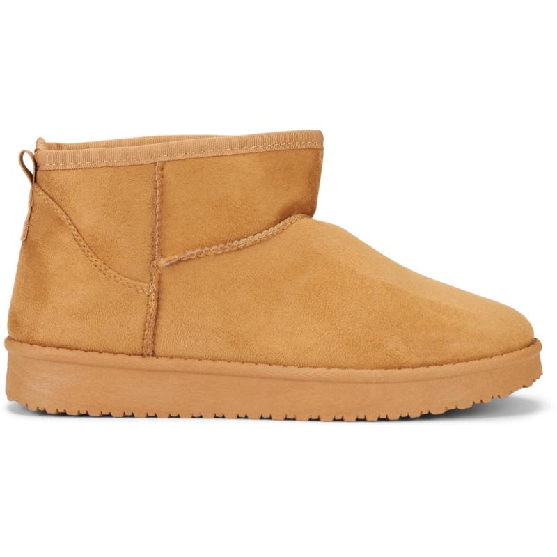Lillie Dame Bamsestøvler Wd148   Camel fra Shoes
