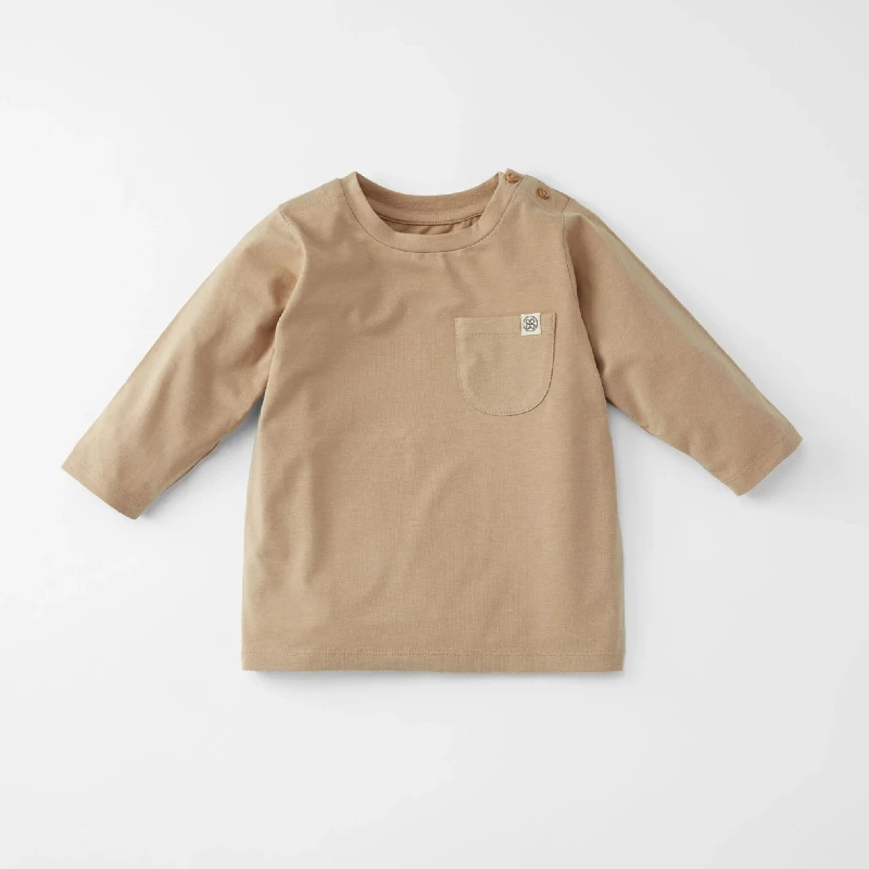 Uv Longsleeve   Peannut Brown (6 12m) fra Cloby