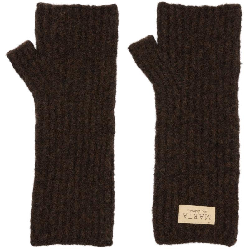Dame Handsker Mdcfilippa   Brown fra Marta Du Chateau