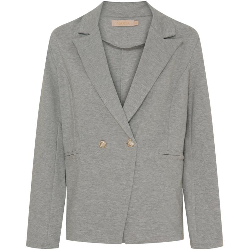 Dame Blazer Mdcvivian   Greymelange fra Marta Du Chateau