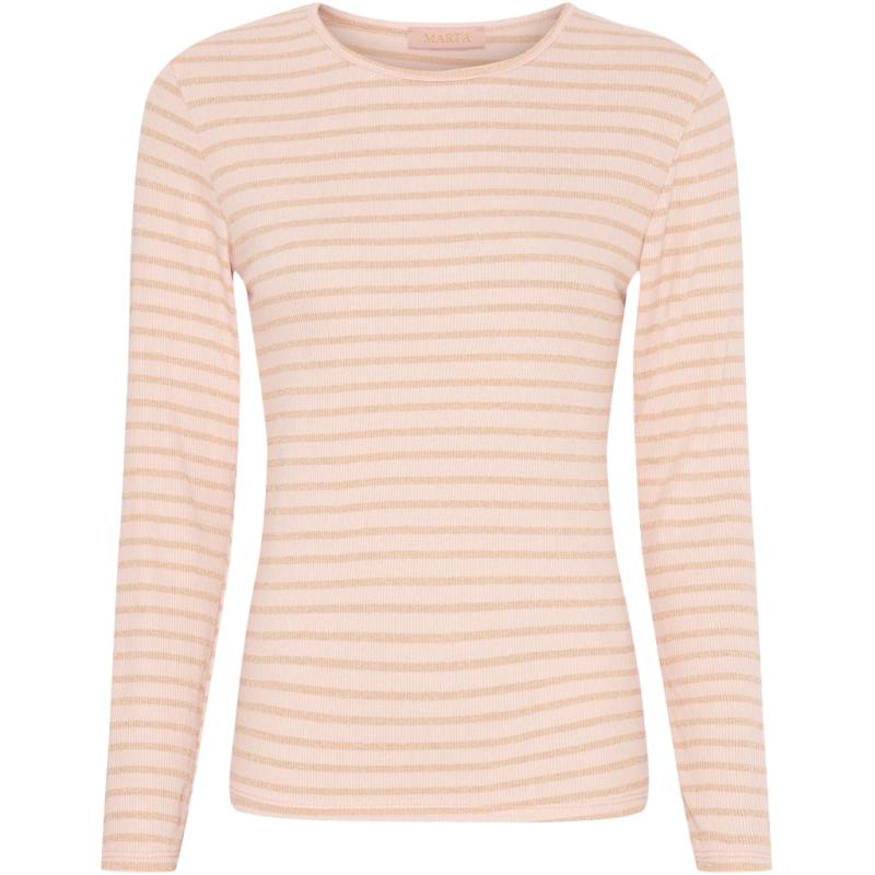 Dame Bluse 5356   Beige Gold fra Marta Du Chateau