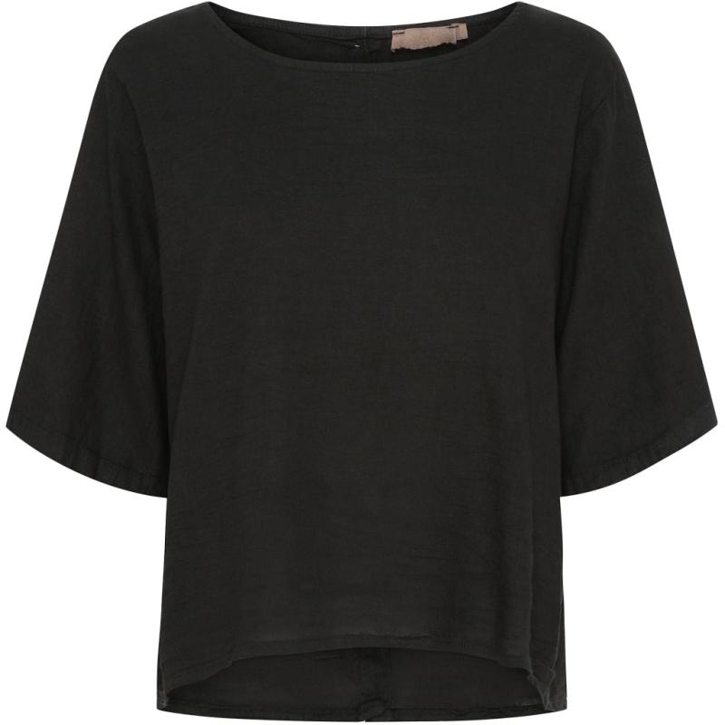 Dame Bluse 83428   Black New fra Marta Du Chateau