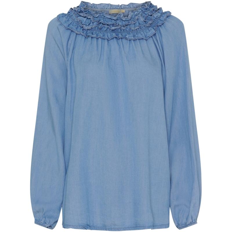 Dame Bluse Mdcjulietta   Light Blue fra Marta Du Chateau