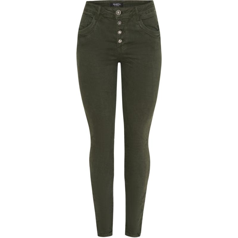 Dame Jeans Mdcbetty Jeans Mdc101 Kaki fra Marta Du Chateau