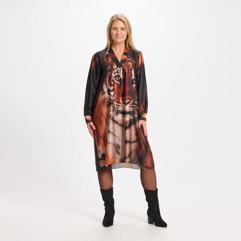 Dame Kjole 35222e   Marrone fra Marta Du Chateau