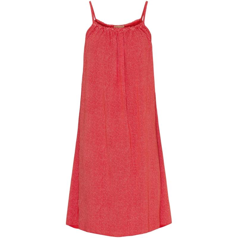 Dame Kjole 7050 Red White fra Marta Du Chateau