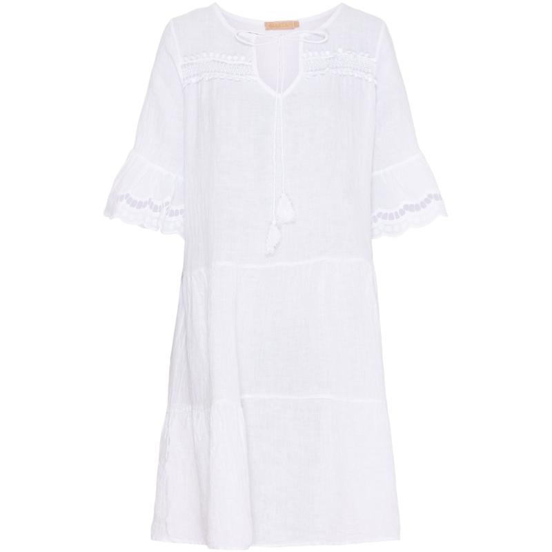 Dame Kjole 93972   White fra Marta Du Chateau