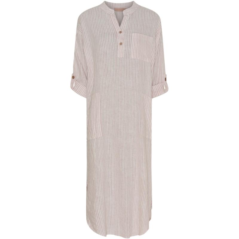Dame Kjole Mdcness   Panna Old Rose 2017 Stripe fra Marta Du Chateau