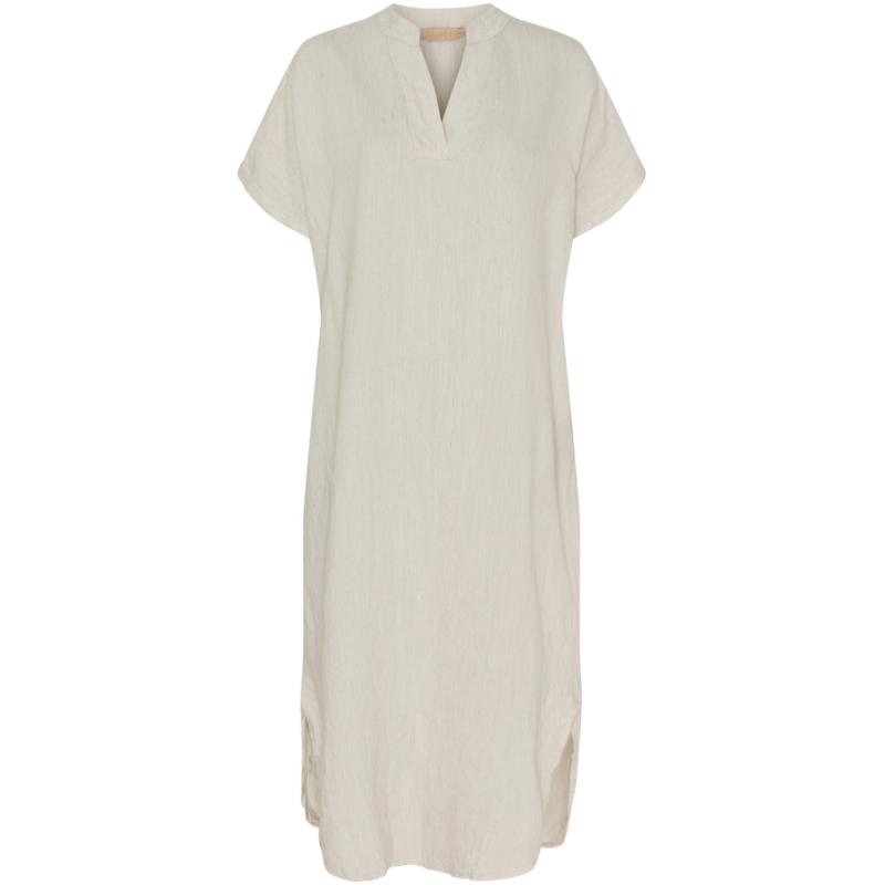 Dame Kjole Mdcsilke   Beige fra Marta Du Chateau
