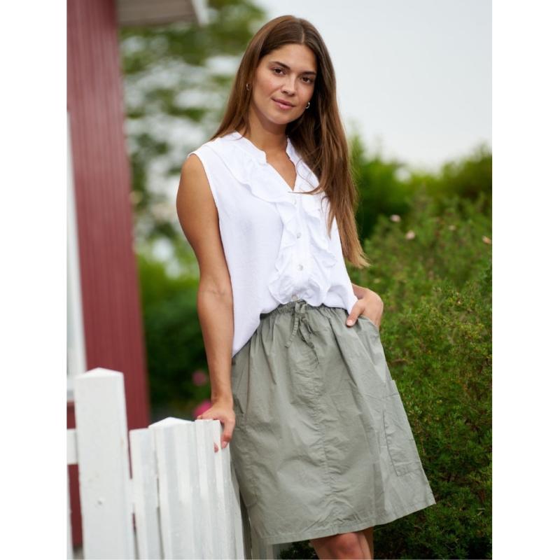Dame Nederdel Mdcpenelope 31210   Kaki3455 fra Marta Du Chateau
