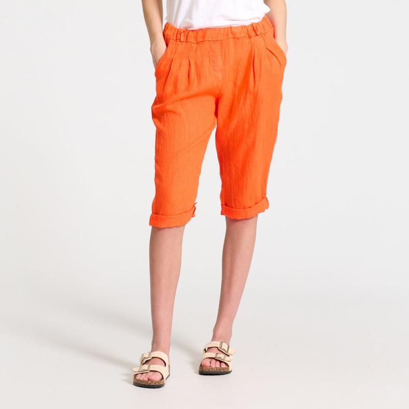 Dame Shorts 6050   Arancio fra Marta Du Chateau