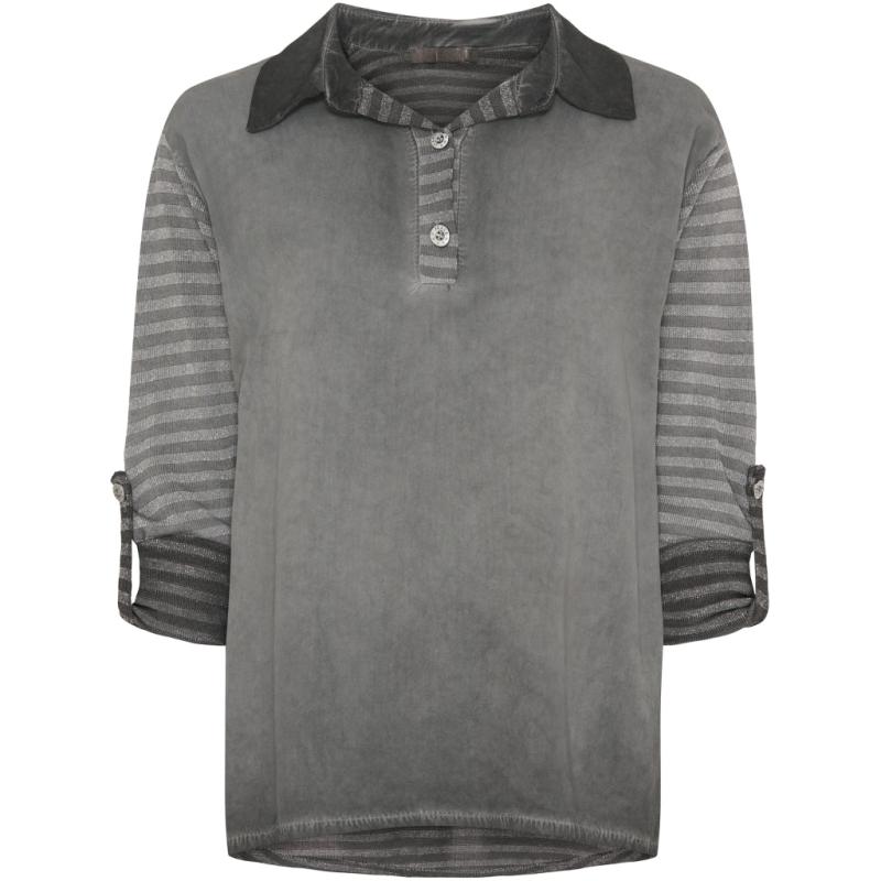 Dame Skjorte Mdcbarbra 41429 1   Darkgrey fra Marta Du Chateau