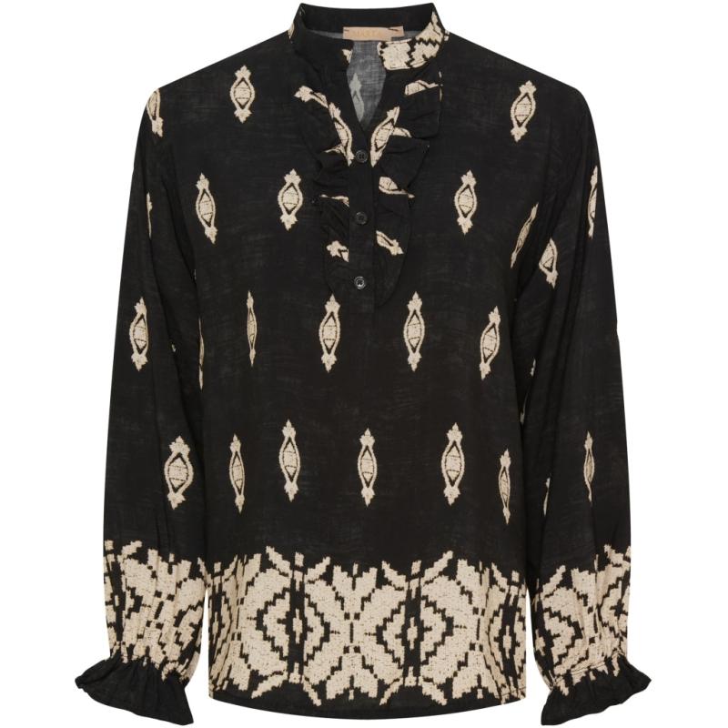 Dame Skjorte Mdcaya 5891 Nero7308pf fra Marta Du Chateau